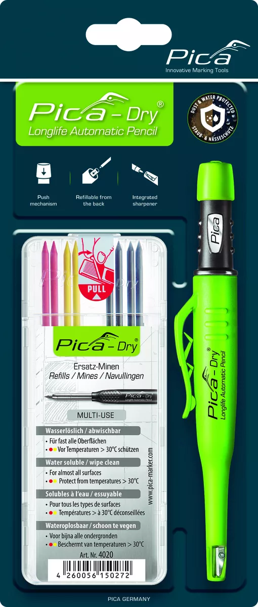 Ручной инструмент Набір маркувальний PICA Dry Bundle Colormix (30402)