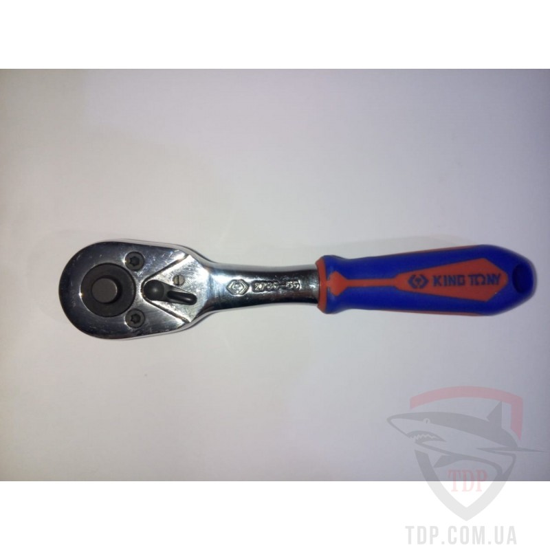 Ручной инструмент Трещотка King Tony Starter 1/4 140мм (2766-55G)