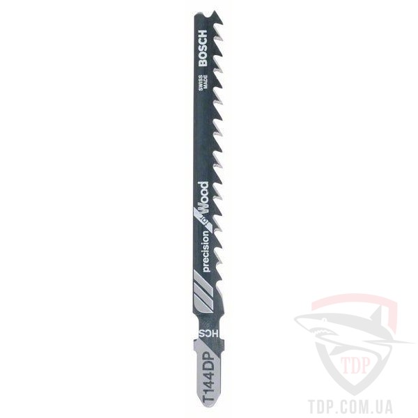 Оснастка Пилки для лобзика по дереву Bosch Precision for Wood T144DP 100шт (2608633А42)