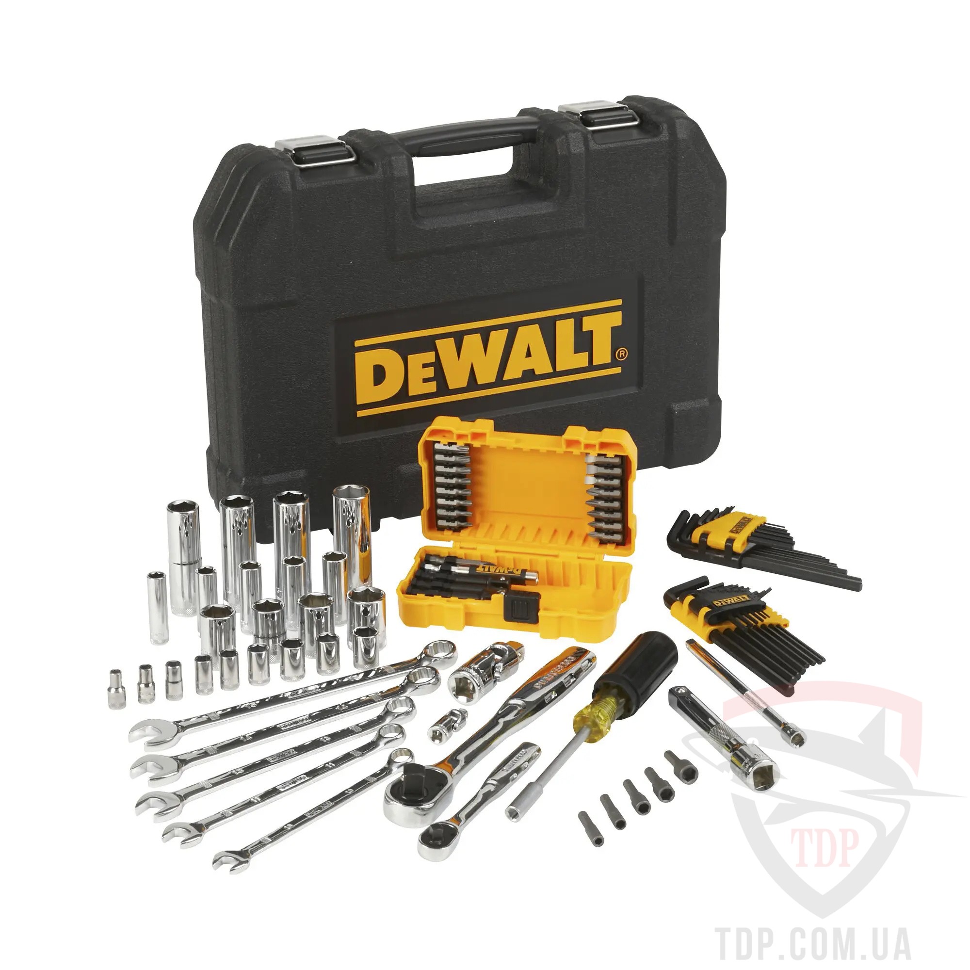 Набір головок та біт DeWALT 1/4" та 3/8" 89 предметів (DWMT73800-1)
