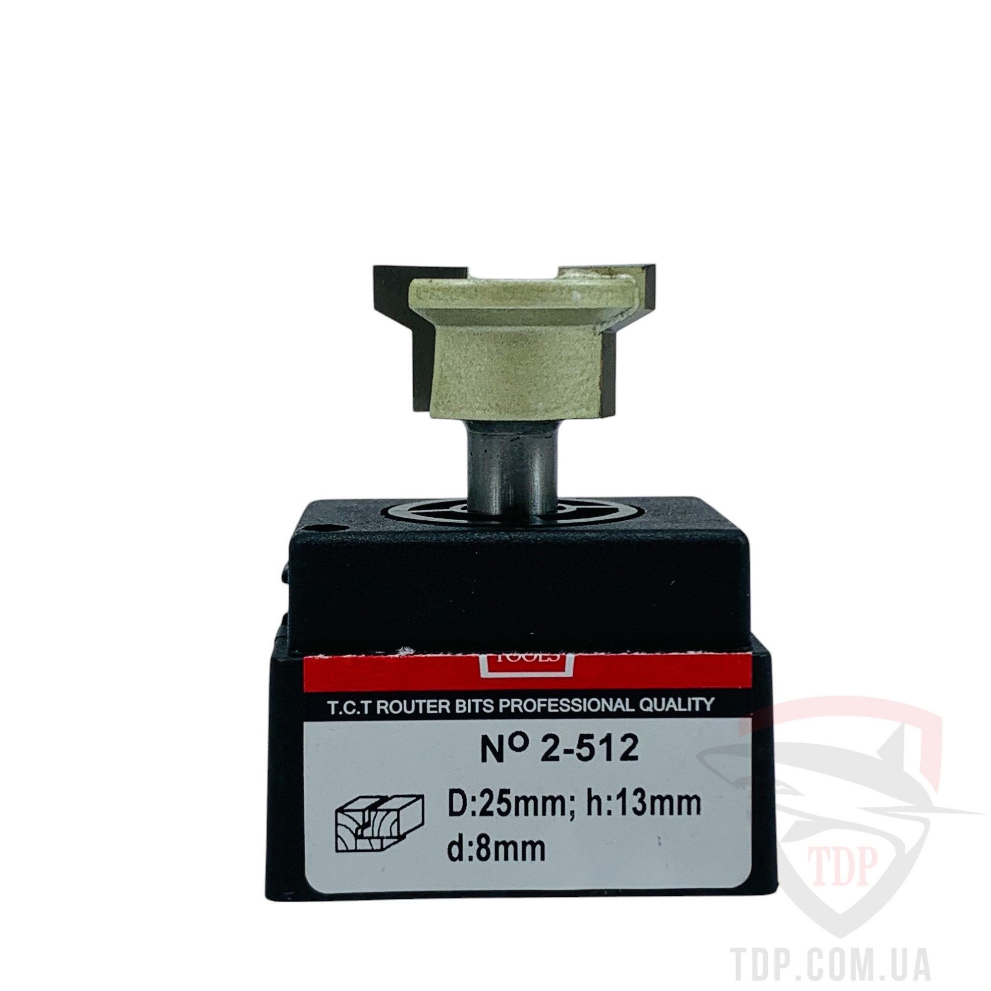 Фреза для зрощування VATZO 2512 D25 d8 L47 h13 - Фото №3