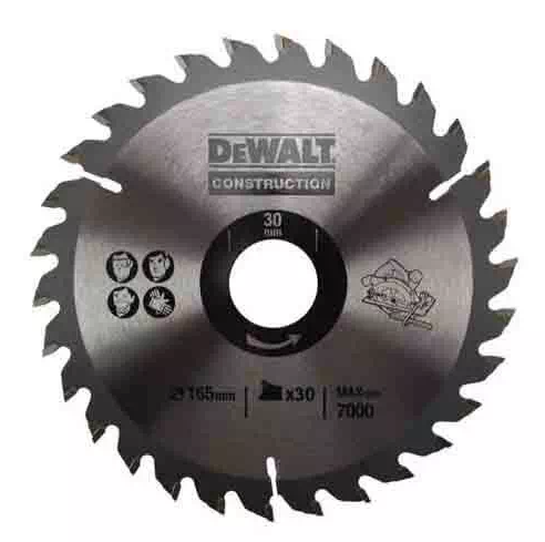Оснастка Диск пильный DeWALT СONSTRUCTION 160x30x30z (DT1937)