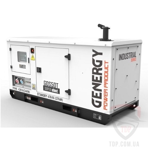 Генератор дизельний GENERGY GDS50T 37кВт (240067090) - Фото №3