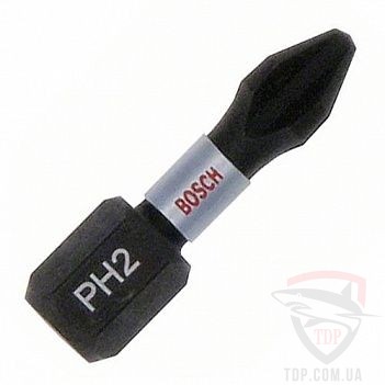 Биты и адаптеры Біти Bosch Impact Control PH2 25 мм 25шт (2607002803)