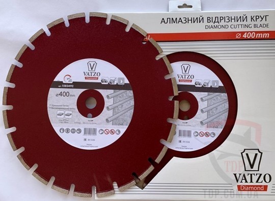 Диск алмазный по армированному бетону Vatzo Monolith Hard Max 1A1RSS C2 500x25.4x10 (711111BMHM)