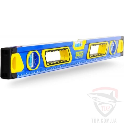 Рівень S&R 600 мм 3 капсули магнітний (423033060)