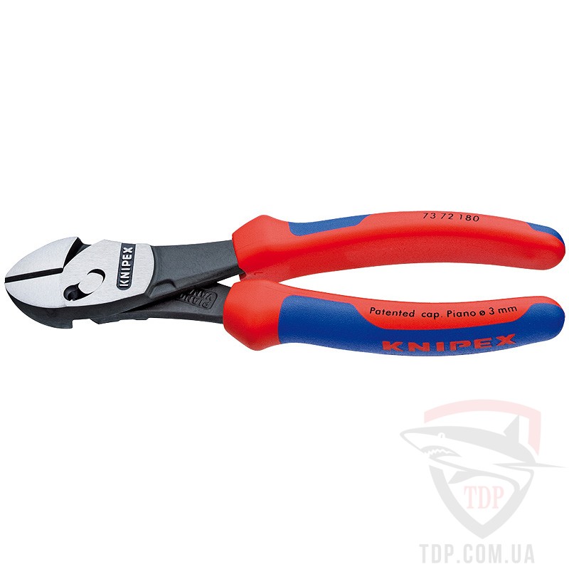 Ручной инструмент Кусачки боковые Knipex TwinForce высокой мощности 180 мм (73 72 180)
