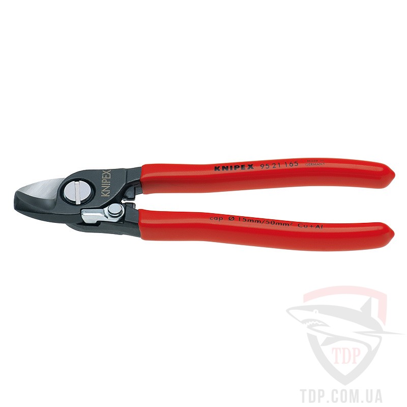 Ручной инструмент Ножницы для резки кабелей Knipex с раскрывающей пружиной (95 21 165)