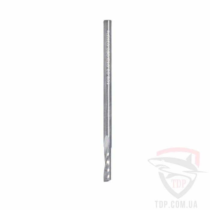 Фрезы для ЧПУ Фреза спіральна однозуба Ita Tools D3 d3 L60 h12 (ST28.03.012.060.03R)