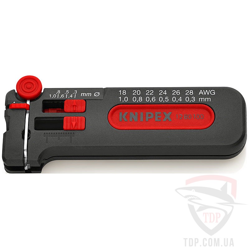 Ручной инструмент Съемник изоляции Knipex Mini (12 80 100 SB)