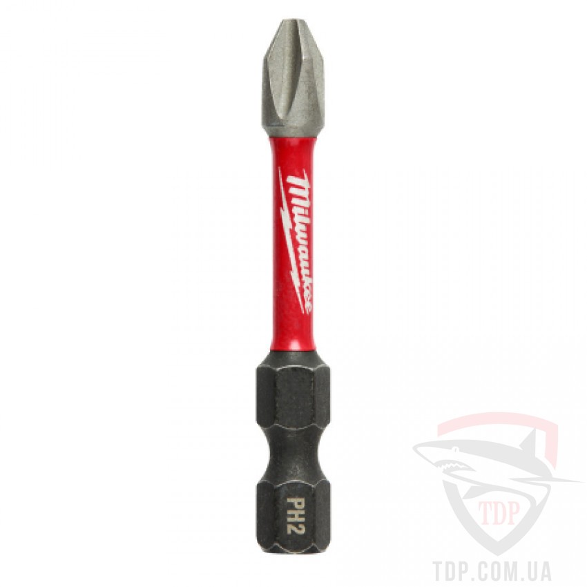 Биты и адаптеры Бита Milwaukee Shockwave PH2 50мм (4932430854)