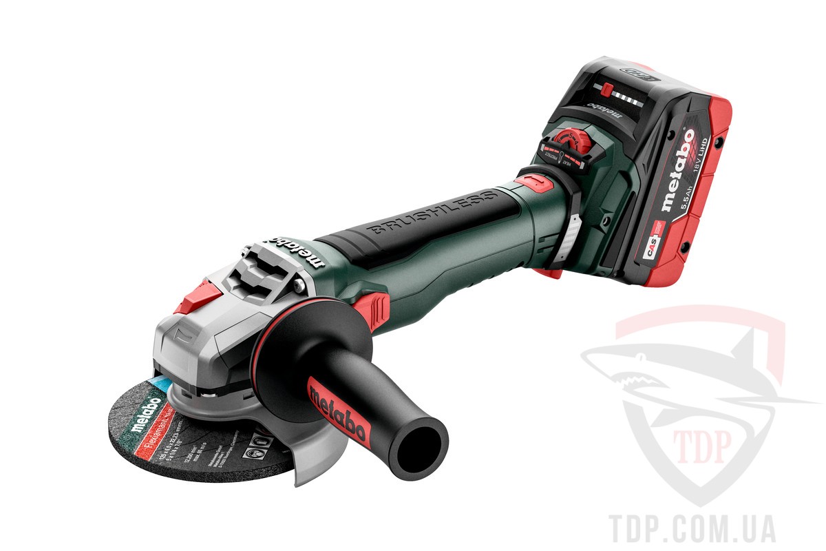УШМ (Болгарки) Аккумуляторная угловая шлифовальная машина Metabo WVB 18 LT BL 11-125 Quick (613057660)