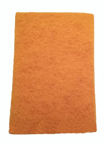 Абразивно-шлифовальный инструмент Скотч брайт лист Polystar Abrasive 150x230 мм Р800 оранжевый
