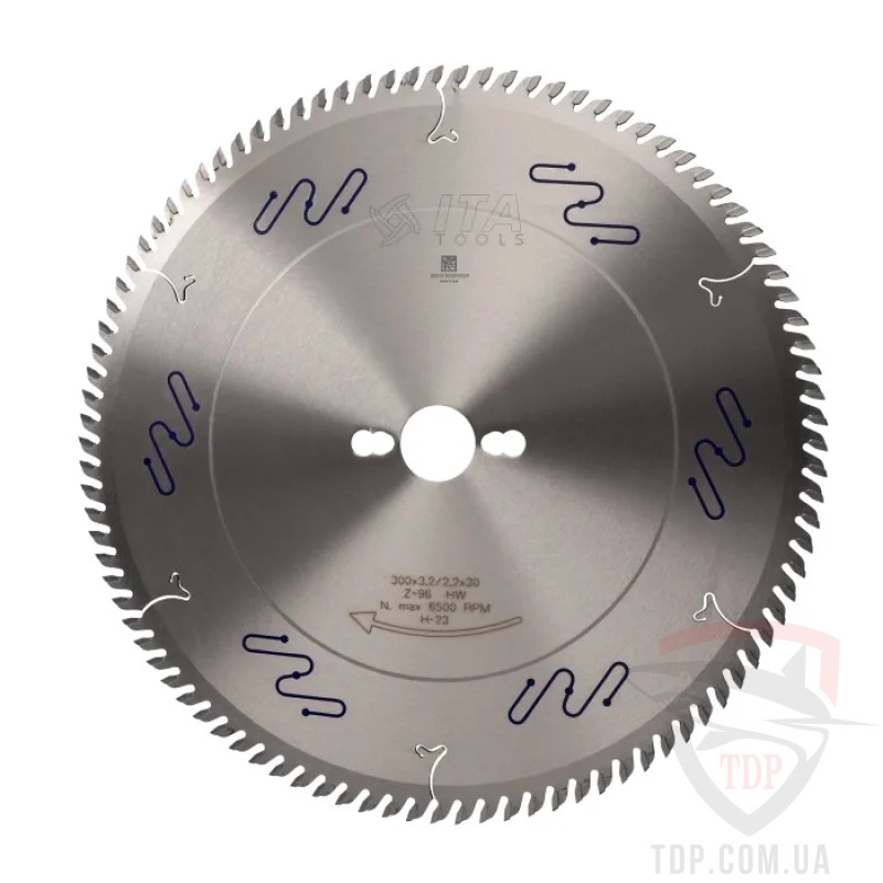 Оснастка Пильний диск по ДСП Ita Tool Chrome 300x30x96z (P15.300030096.X0W)