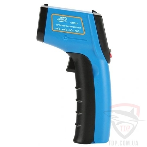 Пірометр безконтактний інфрачервоний BENETECH -50-400 C (GM321) - Фото №2