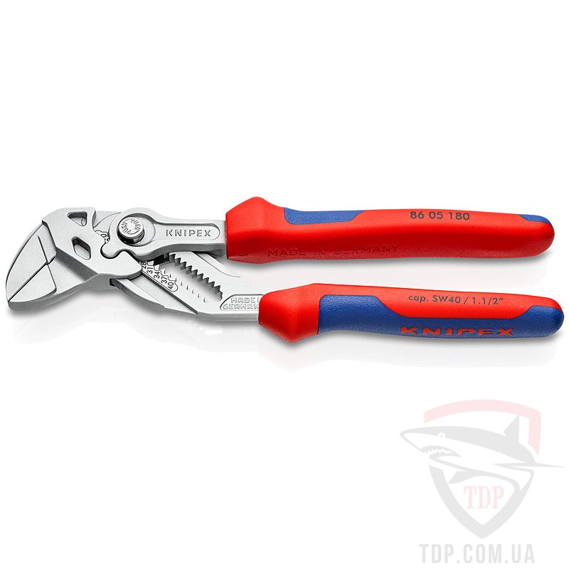 Ручной инструмент Клещи переставные Knipex с насечками (86 05 180)