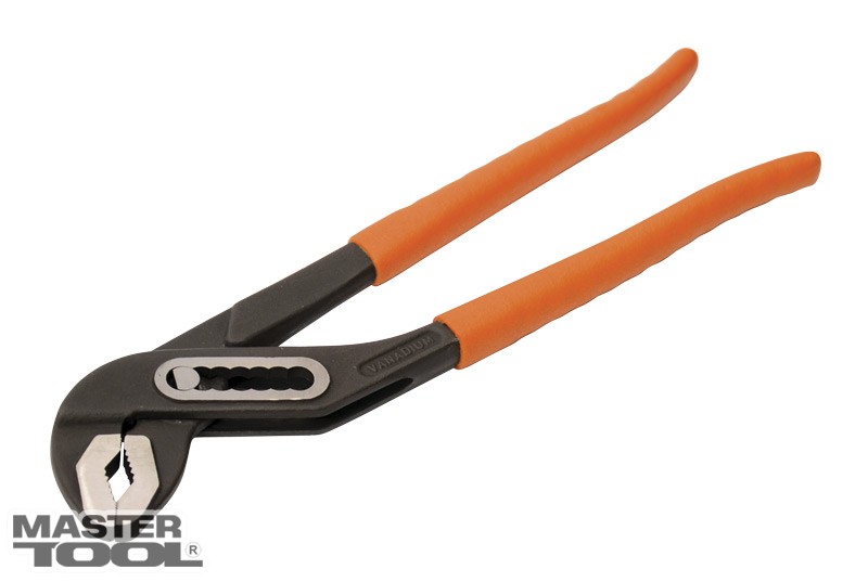 Ручной инструмент Клещи переставные MASTER TOOL 25-4250 фосфатированные 250 мм