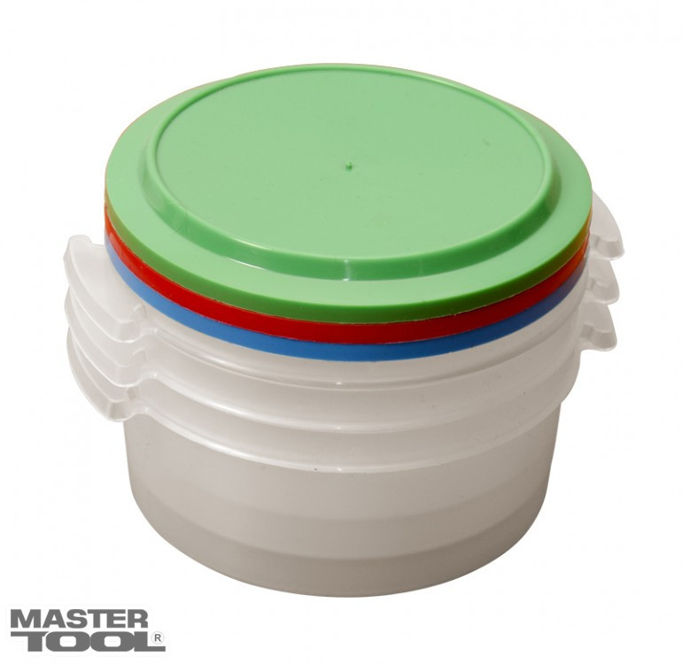 Судочки пластиковые пищевые MASTER TOOL 3 шт. (92-0059)