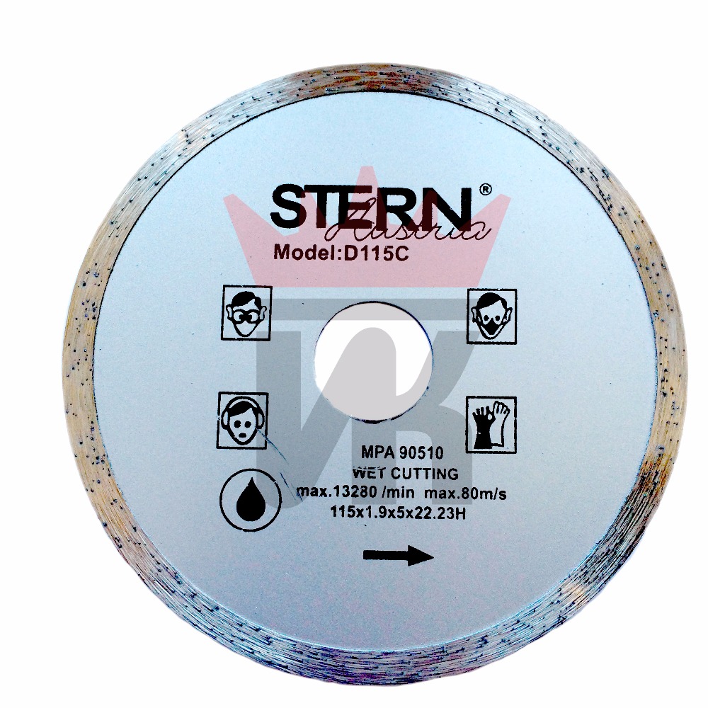 Алмазные диски Круг алмазный отрезной STERN 230x22.23 сплошной