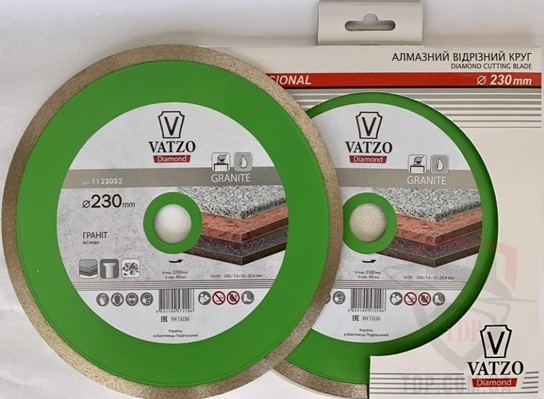 Алмазный инструмент Диск алмазный по граниту Vatzo Granite 1A1R 400x32x10 (820905CGR)