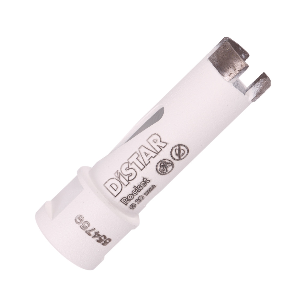 Алмазный инструмент Коронка алмазна по керамограніту Distar Rocket D20 L45 M14 (11120049020)