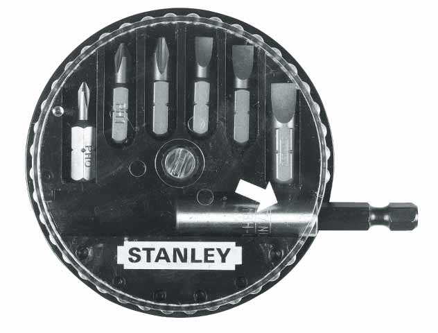 Биты Stanley  в наборе, 7шт.+держатель (1-68-735)
