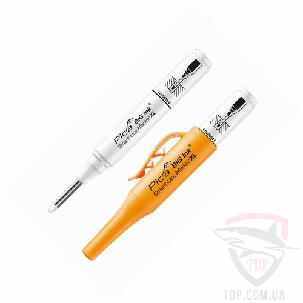Маркер з довгим носиком Pica BIG Ink Smart-Use Marker XL білий (170/52)