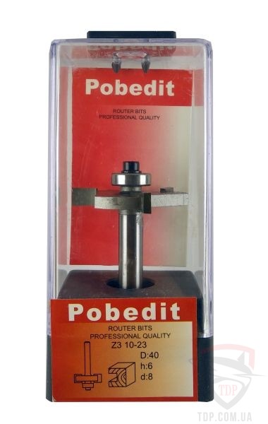 Оснастка Фреза кромкова фальцева POBEDIT 1023 D40 d8 L56 h6 z3