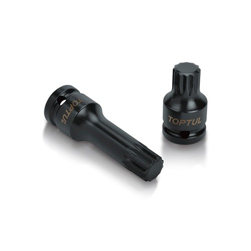 Биты и адаптеры Головка ударная SPLINE М18 L77mm 1/2"  TOPTUL KADB1618L