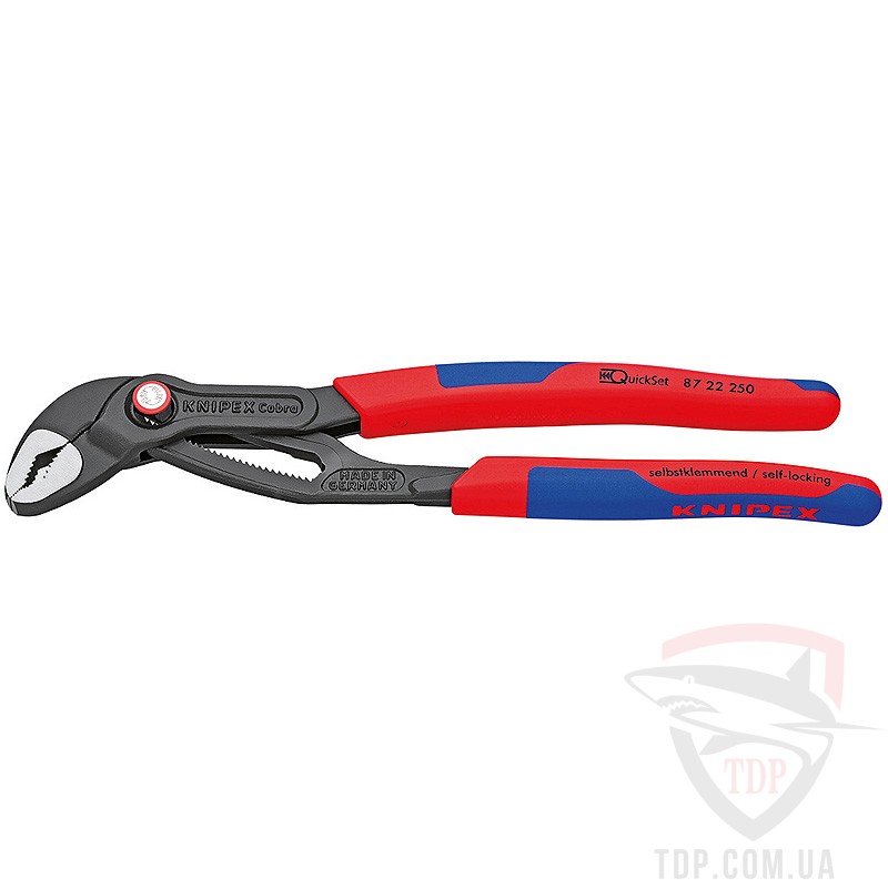 Ручной инструмент Высокотехнологичные сантехнические клещи Knipex Cobra QuickSet (87 22 250)