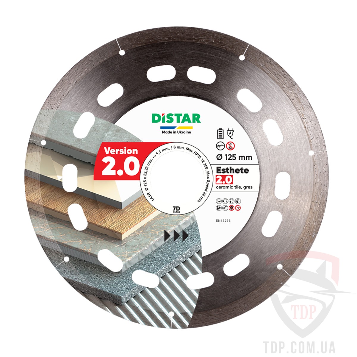 Алмазный инструмент Круг алмазний відрізний Distar Esthete 125x22.23x1.1 мм (10126024010)