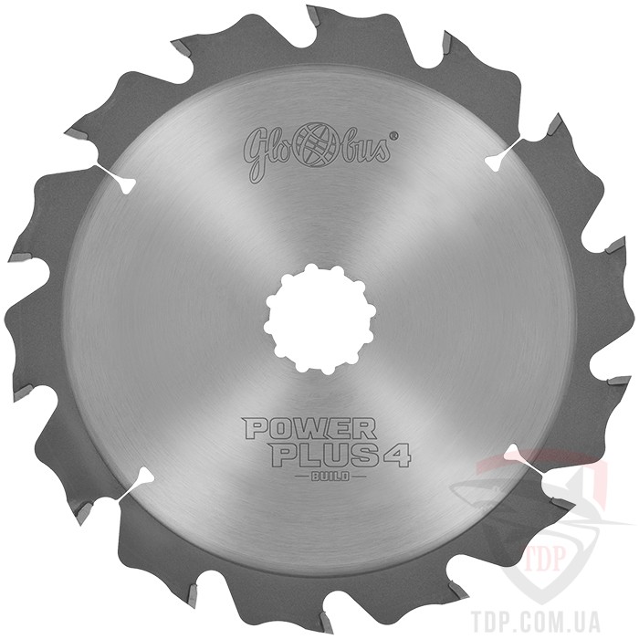 Оснастка Пильный диск по дереву Globus POWER PLUS 4 BUILD 160x20x12z GB15 (PS607-0160-0001)