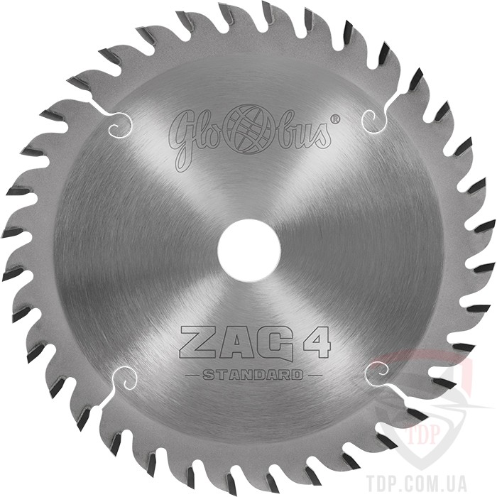 Оснастка Пильный диск по дереву Globus ZAG 4 STANDARD 160x20x36z GS12 (PS668-0160-0001)