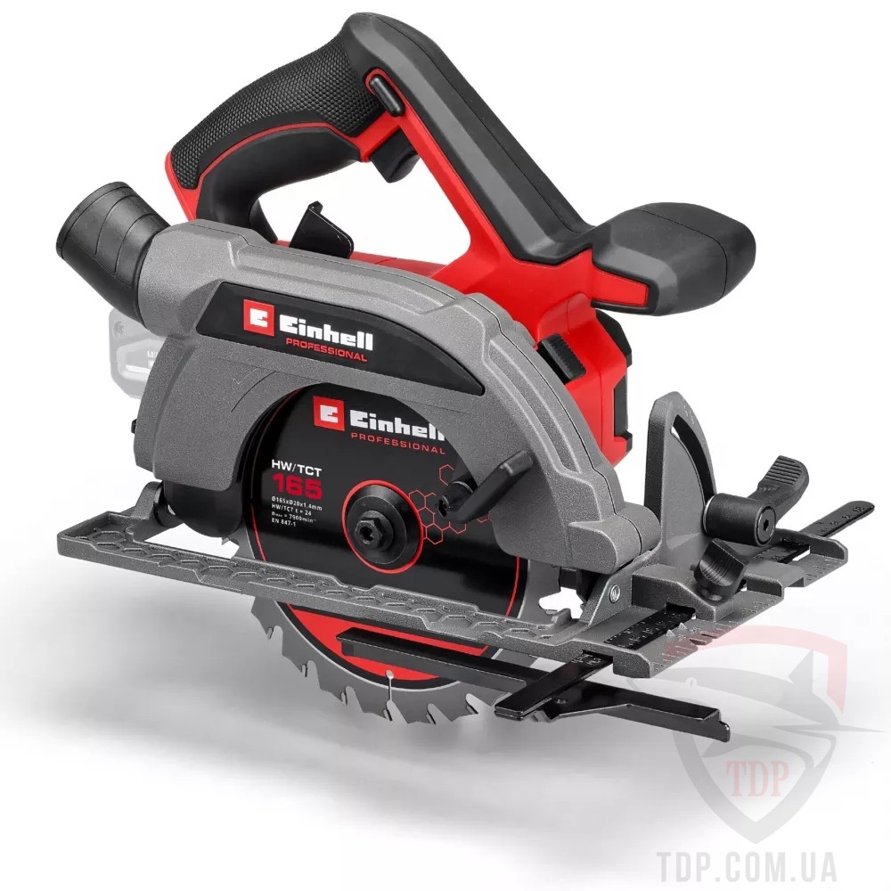 Пилы Пила циркулярна акумуляторна Einhell 18 ВProfessional TP-CS 18/165 Li BL Solo