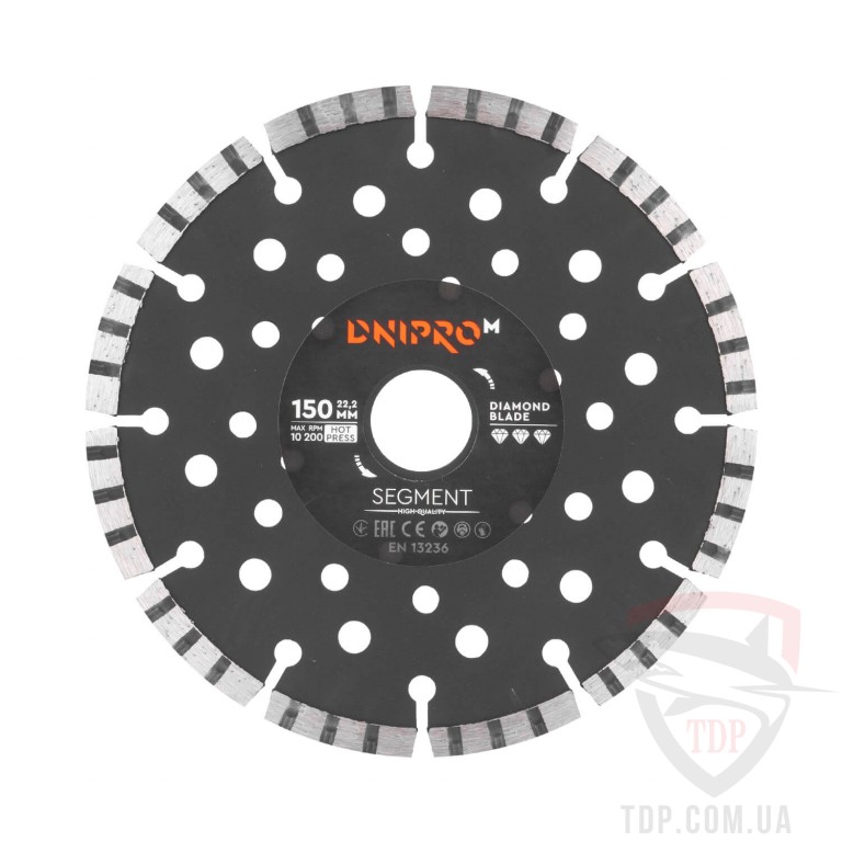 Алмазные диски Алмазный диск Dnipro-M Segment 150х22.2 мм