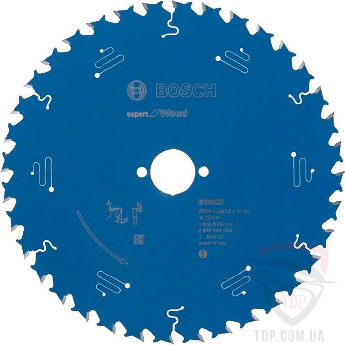 Оснастка Пильний диск по дереву Bosch 235x30x36z K2.8/1.8 Expert for Wood