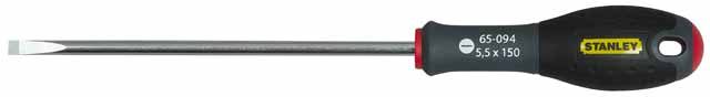 Ручной инструмент Отвертка плоская Stanley SL1*100 мм (1-64-984)