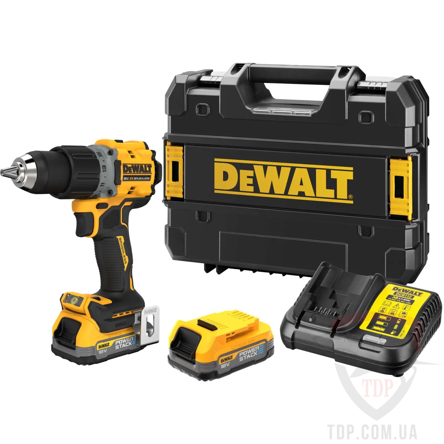 Электроинструмент Дриль-шурупокрут DeWALT XR Li-Ion PowerStack 18В (DCD800E2T)