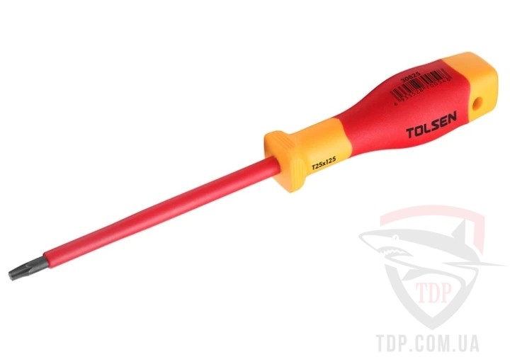 Ручной инструмент Викрутка діелектрична Tolsen Premium VDE TX15x80мм (V30815)