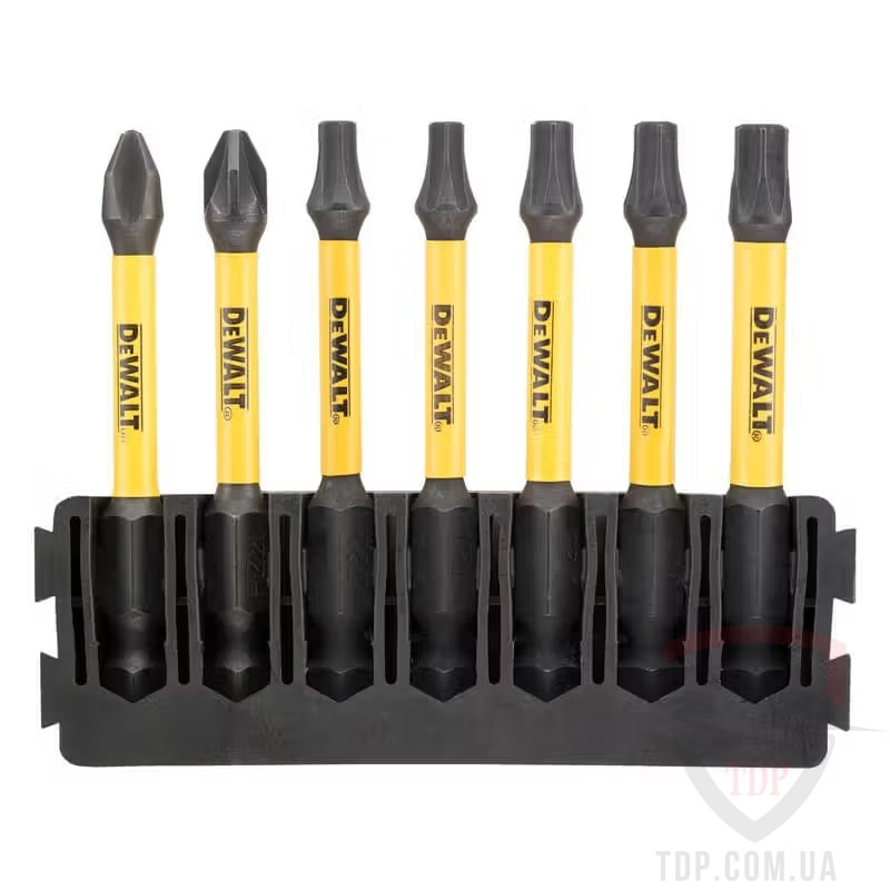 Биты и адаптеры Набір біт DeWALT FlexTorq 57 мм PH2 PZ2 TX20 TX25 (DT70820)