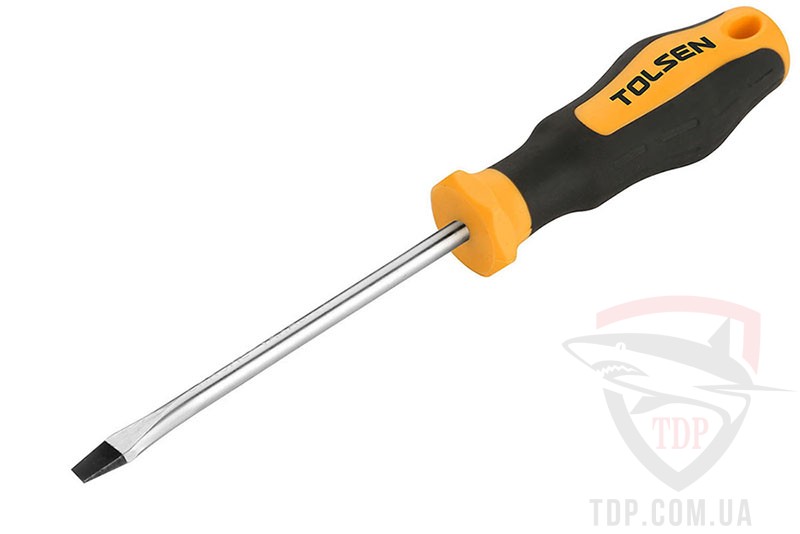 Отвертка Эрго прямой шлиц 5.5*100 мм TOLSEN (T20003) 