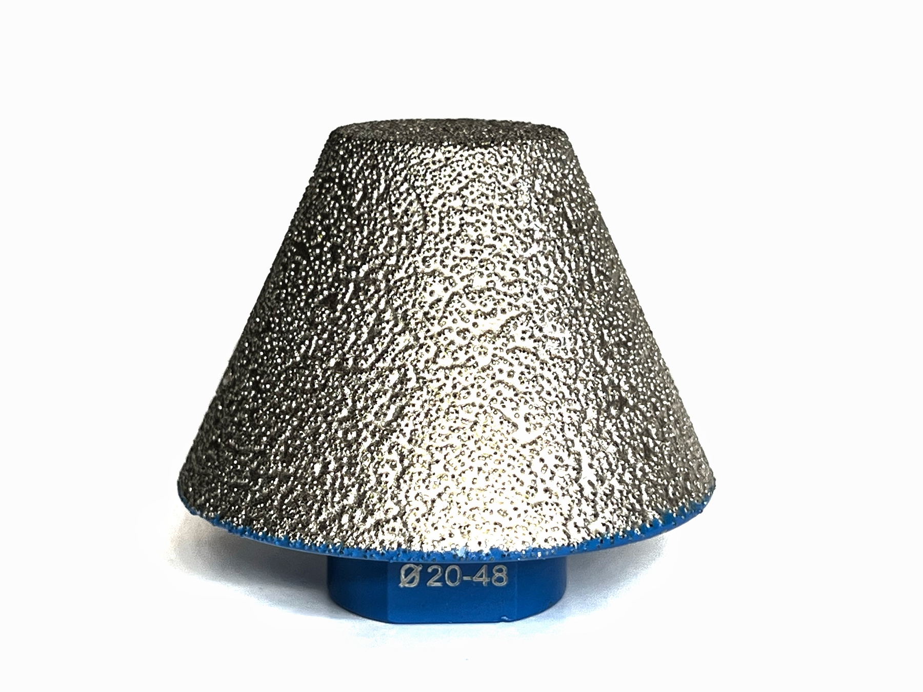 Фреза конусна вакуумного спікання Алмаз-Абразив Blue 20-48xM14 50/60