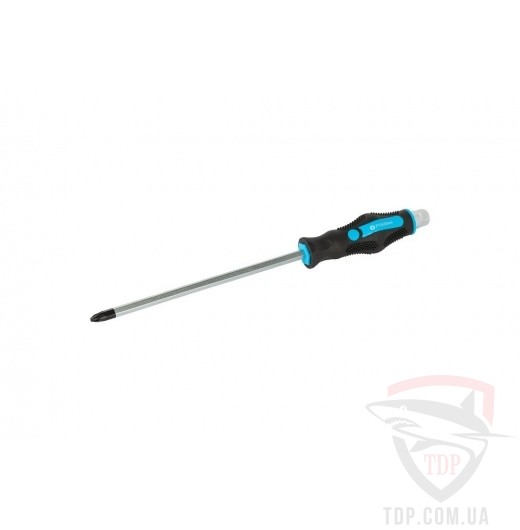 Ручной инструмент Викрутка ударна хрестова магнітна MasterTool EXTERNAL HEX PH3x200 мм (49-6320)