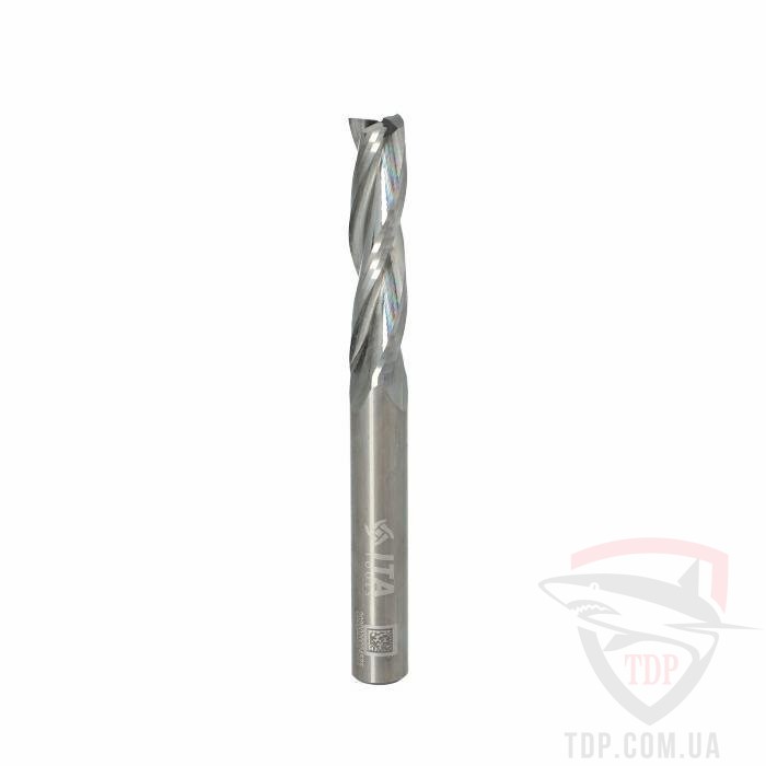 Фрезы для ЧПУ Фреза плоска спіральна Ita Tools D8 d8 L80 h35 z3 (SR01.08.035.080.08R)