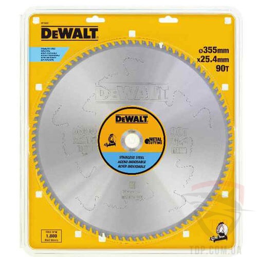 Пильный диск по металлу DeWalt 355х25.4х90z (DT1922)