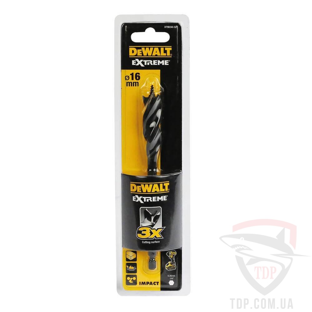 Сверла Сверло по дереву DeWALT 16 мм DT90240