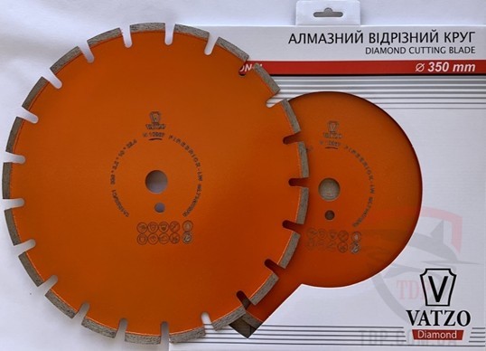 Алмазный инструмент Диск алмазный по кирпичу Vatzo Firebrick Sandstone 1A1RSS C2 400x25.4x10 (71109BFB)