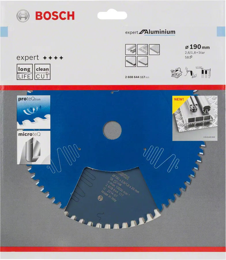 Пильний диск по алюмінію Bosch 190xFastFixx42z K2.6/1.8 Expert for Aluminium - Фото №2