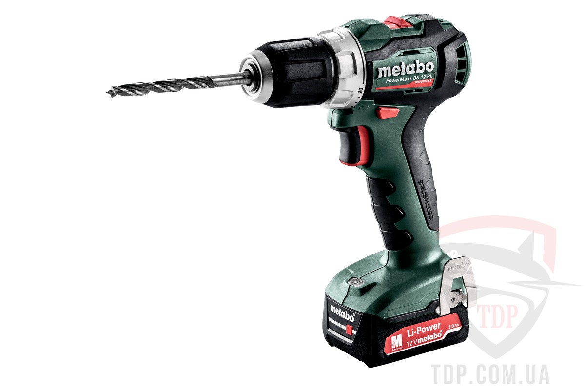 Электроинструмент Аккумуляторный шуруповерт Metabo PowerMaxx BS 12 BL