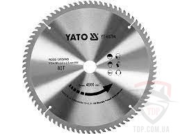 Оснастка Пильный диск по дереву Yato 315x30x80z (YT-60794)
